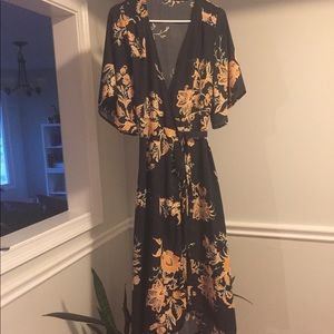 Wrap Midi Dress
